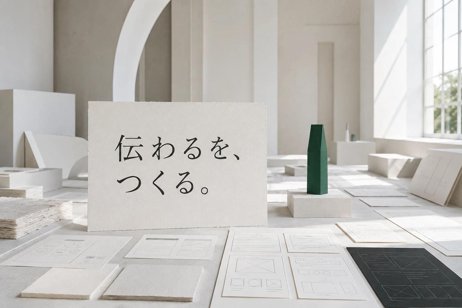 伝わるを、つくる。HODOKUMUのコンセプトビジュアル
